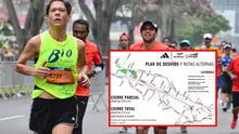 Maratón 42K Lima 2025: estas son las calles cerradas y rutas alternas para este 25 de mayo