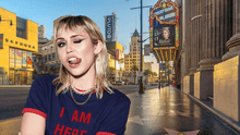 Una grabación en el Paseo de la Fama de Hollywood llevó a Miley Cyrus al hospital