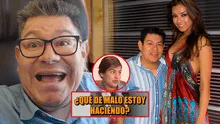 Dilbert Aguilar niega problemas con su esposa tras polémico reencuentro con Claudia Portocarrero: "¿Qué de malo estoy haciendo?"