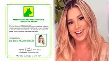 Sofía Franco se lanza como precandidata a la alcaldía de Lima con el partido de Carlos Morales, según Ric La Torre Sofía Franco se lanza como precandidata a la alcaldía de Lima con el partido de Carlos Morales, según Ric La Torre