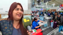 Pasajera de Aeropuerto Jorge Chávez despide a familiar, pero tendrá que recogerlo en el nuevo terminal: "No sé cómo llegar" Pasajera de Aeropuerto Jorge Chávez despide a familiar, pero tendrá que recogerlo en el nuevo terminal: "No sé cómo llegar"