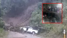Tragedia en el VRAEM: huaico arrastró auto hasta barranco en Ayacucho y dejó un saldo de seis muertos Tragedia en el VRAEM: huaico arrastró auto hasta barranco en Ayacucho y dejó un saldo de seis muertos