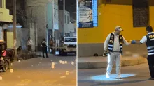 Huaral: feroz balacera deja dos muertos, un herido y más de 50 casquillos de bala en plena vía pública