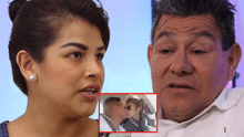 Esposa de Dilbert Aguilar responde fuerte tras exposición de video besando a joven de Huancayo: "Mi familia está bien"