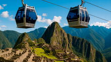 El moderno teleférico Collpani-Machu Picchu: conectará con un mirador hacia la ciudadela inca tras inversión de US$40 millones