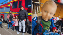 Un niño fue diagnosticado con dos tipos raros de cáncer en Reino Unido: Un brillo blanco en ojo alertó a sus padres Un niño fue diagnosticado con dos tipos raros de cáncer en Reino Unido: Un brillo blanco en ojo alertó a sus padres