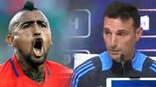 Lionel Scaloni 'enfría' a Arturo Vidal y le responde tras menospreciar a Argentina: "Están necesitados" Lionel Scaloni 'enfría' a Arturo Vidal y le responde tras menospreciar a Argentina: "Están necesitados"
