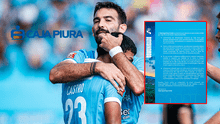 Sporting Cristal desmiente a Caja Piura sobre contrato de auspicio: "Aprovechan un contexto de sensibilidad" Sporting Cristal desmiente a Caja Piura sobre contrato de auspicio: "Aprovechan un contexto de sensibilidad"