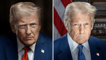 Casa Blanca presenta nuevo retrato oficial de Trump y es comparada con el anterior: "Uno de los más trascendentales de la historia mundial" Casa Blanca presenta nuevo retrato oficial de Trump y es comparada con el anterior: "Uno de los más trascendentales de la historia mundial"