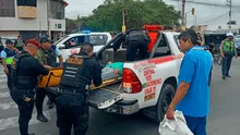 Sujeto atropella y deja grave a adulta mayor cuando huía de la Policía en Chiclayo