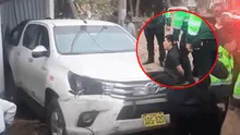 PNP frustra robo de camioneta tras intensa persecución en VES: vehículo impactó contra vivienda PNP frustra robo de camioneta tras intensa persecución en VES: vehículo impactó contra vivienda