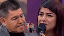 Dilbert Aguilar se quiebra en el cara a cara con su esposa Jhazmín Gutarra tras revelarse infidelidades: "Me duele mucho" Dilbert Aguilar se quiebra en el cara a cara con su esposa Jhazmín Gutarra tras revelarse infidelidades: "Me duele mucho"
