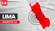 Temblor de magnitud 3,6 remeció hoy Lima, según IGP