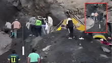 Trabajadores de obra de construcción mueren tras quedar sepultados durante deslizamiento de cerro en Áncash