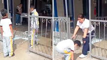 Escolares se salvan de milagro tras caer ventana del tercer piso sobre quiosco de colegio en Ica