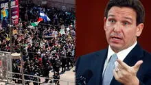 Ron DeSantis ofrece la Guardia Estatal de Florida para controlar las protestas contra la ley de inmigración en California Ron DeSantis ofrece la Guardia Estatal de Florida para controlar las protestas contra la ley de inmigración en California