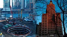 Las torres abandonadas más impactantes dentro de EEUU: una posee un agujero de 25 metros de profundidad