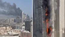 Incendio masivo en un rascacielos de 67 pisos de Dubái obliga a evacuar a más de 3.800 residentes