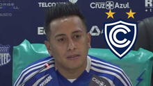 Christian Cueva y su sólida respuesta sobre decisión de dejar Cienciano para ir a Emelec: "Tengo a 2 personas que están ahí" Christian Cueva y su sólida respuesta sobre decisión de dejar Cienciano para ir a Emelec: "Tengo a 2 personas que están ahí"