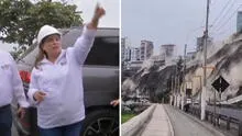 Solo para la foto: Dina Boluarte verificó daños del sismo en la Costa Verde por 20 segundos y se marchó Solo para la foto: Dina Boluarte verificó daños del sismo en la Costa Verde por 20 segundos y se marchó