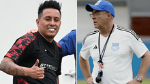 DT de Emelec evalúa a Christian Cueva tras su primer entrenamiento: "Le costó un poco por el clima" DT de Emelec evalúa a Christian Cueva tras su primer entrenamiento: "Le costó un poco por el clima"