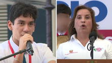 Dina Boluarte visita colegio en Piura y estudiante la enfrenta: "Miren más allá de los discursos" Dina Boluarte visita colegio en Piura y estudiante la enfrenta: "Miren más allá de los discursos"