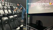 Joven se queda dormido en butaca de cine en Perú y trabajadora lo despierta tras culminar la función: “Vio la película de sus sueños” Joven se queda dormido en butaca de cine en Perú y trabajadora lo despierta tras culminar la función: “Vio la película de sus sueños”