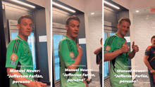 Manuel Neuer y su cariñosa reacción cuando le preguntaron por Jefferson Farfán en pleno Mundial de Clubes: "Peruano" Manuel Neuer y su cariñosa reacción cuando le preguntaron por Jefferson Farfán en pleno Mundial de Clubes: "Peruano"