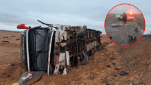 Un muerto y 15 heridos deja choque de auto contra bus en Tacna
