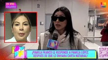 Pamela Franco demandará a Pamela López tras acusarla de grabar a sus hijos sin autorización: “Son cosas fuertes” Pamela Franco demandará a Pamela López tras acusarla de grabar a sus hijos sin autorización: “Son cosas fuertes”