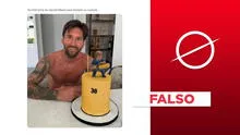 Lionel Messi no festejó su cumpleaños 38 con la imagen de Javier Milei en su torta: es un montaje Lionel Messi no festejó su cumpleaños 38 con la imagen de Javier Milei en su torta: es un montaje