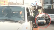 Policía multa a su propio colega por invadir carril del Metropolitano durante operativo en Independencia