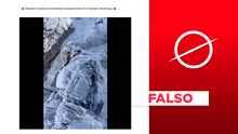 Este video no muestra los cuerpos de los montañistas hallados en el nevado Artesoranju en Áncash
