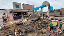 Extorsionadores incendian mercado en Alto Trujillo y dejan en ruinas a 16 comerciantes