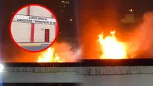 Voraz incendio se registra en centro juvenil Maranguita: ocho unidades de bomberos atienden la emergencia