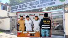Trujillo: detienen a presuntos integrantes de banda criminal 'La Cruz Verde' con municiones, explosivos y stickers extorsivos Trujillo: detienen a presuntos integrantes de banda criminal 'La Cruz Verde' con municiones, explosivos y stickers extorsivos