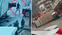 Hombre vive de milagro tras entrar a funeraria segundos antes de ser impactado por camión en VMT