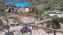 Cusco: mineros informales mantienen bloqueo del Corredor Vial Sur en Chumbivilcas