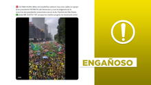 Video no corresponde a una reciente manifestación a favor de Jair Bolsonaro en Sao Paulo, Brasil