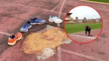 Pistas de atletismo en Estadio Huancayo no se renuevan hace 30 años: campeones olímpicos peruanos piden mantenimiento urgente