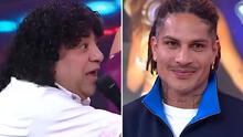 Carlos Vílchez incomoda a Paolo Guerrero con insólita broma durante programa en vivo: “Tenemos tecito”