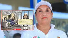 "Es la sirvienta más cara del mundo": Carlincatura satiriza sobre el aumento de sueldo de Dina Boluarte