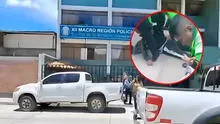 Policía recibe brutal golpiza de sus colegas tras negarles entrada a comisaría por presunto estado de ebriedad en Áncash
