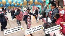 'Al estilo Huancayo': mamis peruanas sorprenden a profesor por el Día del Maestro y desatan furor en redes sociales