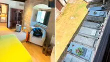 Pareja se va de vacaciones, se hospedan en hotel y descubren que su habitación está al costado del cementerio: “Descansamos en paz” Pareja se va de vacaciones, se hospedan en hotel y descubren que su habitación está al costado del cementerio: “Descansamos en paz”
