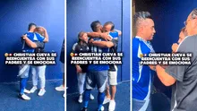 Christian Cueva se quiebra hasta las lágrimas tras reencontrarse con sus padres en Ecuador previo a triunfo de Emelec