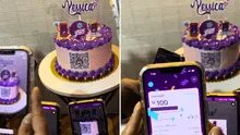 Joven colocó QR de Yape en su torta de cumpleaños para que sus amigos le 'yapearan' y redes estallan: "Visionaria" Joven colocó QR de Yape en su torta de cumpleaños para que sus amigos le 'yapearan' y redes estallan: "Visionaria"