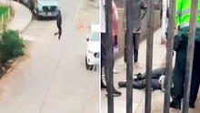 Policía dispara contra delincuente en SMP y le reclama: “Día a día salimos a combatir a lacras como tú”