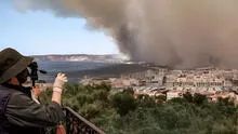 Incendio forestal en Marsella: aeropuerto cerrado, trenes suspendidos y autopistas cortadas