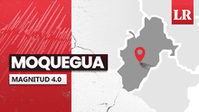 Temblor de magnitud 4,0 se sintió en Moquegua hoy, según IGP